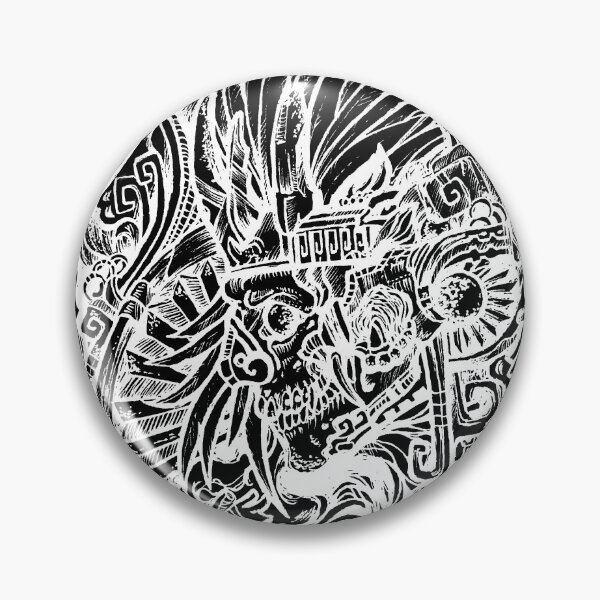Item preview, Mictlantecuhtli, god of death, white designed and sold by UrielCalavera.