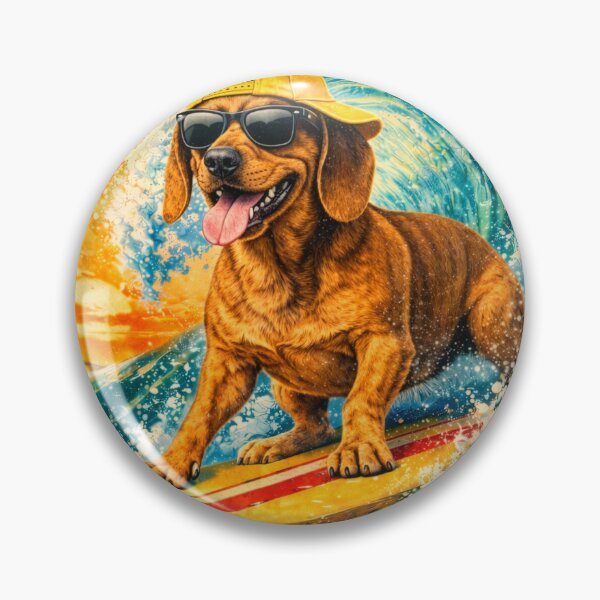 Item preview, Dachshund - Surfs up designed and sold by Taz-Clothing.