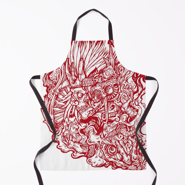 Item preview, Mictlantecuhtli, god of death, net designed and sold by UrielCalavera.