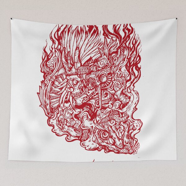 Item preview, Mictlantecuhtli, god of death, net designed and sold by UrielCalavera.