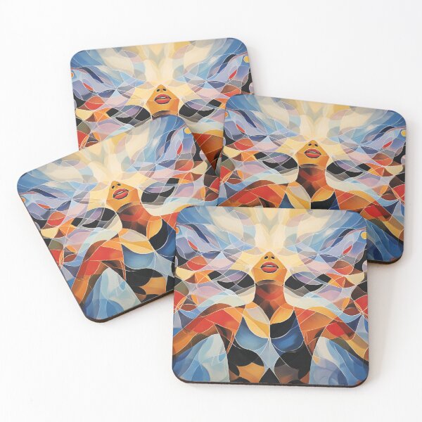 Item preview, Chromatic Drift Sticker - Colorful Vinyl Art Decal for Laptops & Water Bottles designed and sold by Naya-Daur.