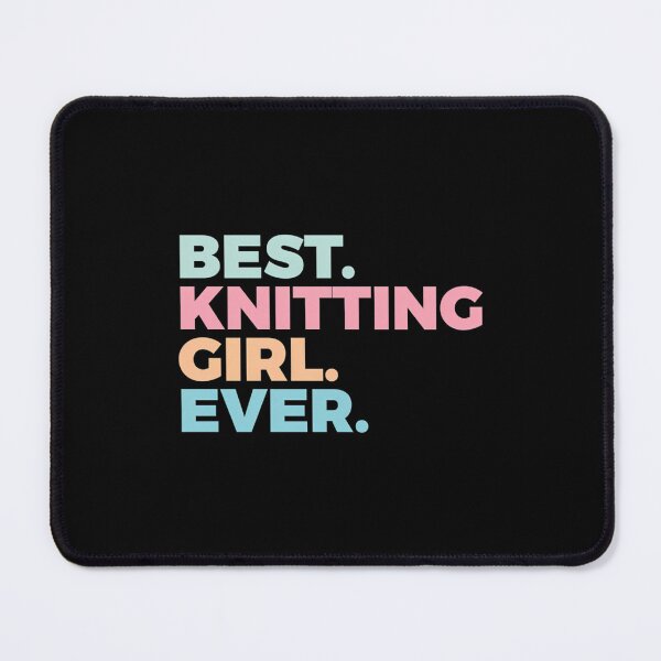 Item preview, Best Knitting Girl Ever designed and sold by SarahLorri.