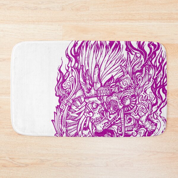 Item preview, Mictlantecuhtli, god of death, purple designed and sold by UrielCalavera.
