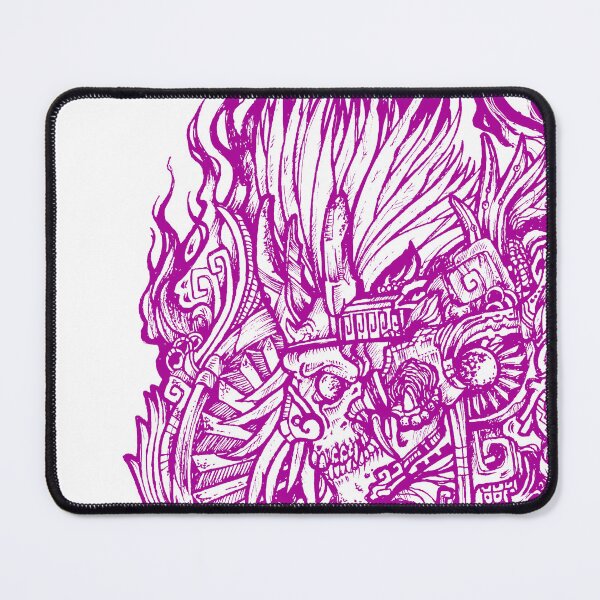 Item preview, Mictlantecuhtli, god of death, purple designed and sold by UrielCalavera.