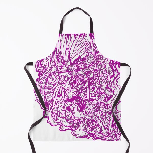 Item preview, Mictlantecuhtli, god of death, purple designed and sold by UrielCalavera.