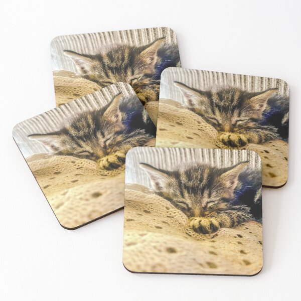 Item preview, Sleeping Kitten Cozy Nap Photo designed and sold by aadventures.
