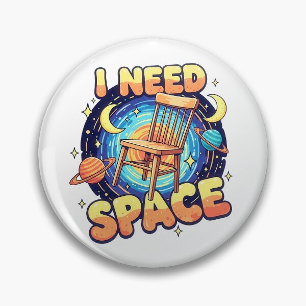 Item preview, I Need Space – Floating Bench in Space Illustration designed and sold by nuel-art.
