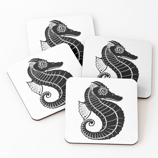 Item preview, Sea Horse Motif of Pacific Northwest Indians designed and sold by YuckyCat.