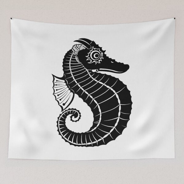 Item preview, Sea Horse Motif of Pacific Northwest Indians designed and sold by YuckyCat.