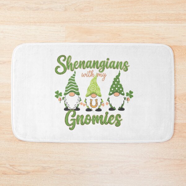 Item preview, Irish Shenanigans With My Gnomies Shamrock Clover designed and sold by Tharamon79.