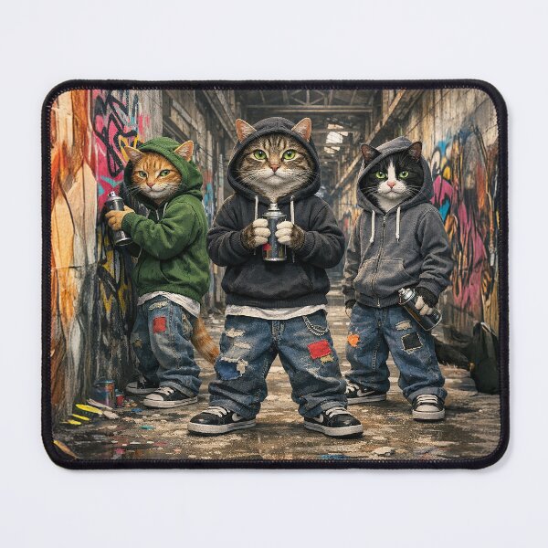 Item preview, Hoodlum Cats 2 designed and sold by ttrimm.