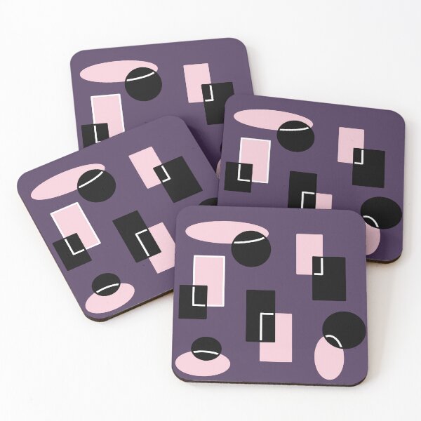 Item preview, Abstract, shapes, ovals and rectangles, Purple EZonThei designed and sold by EZonThei.