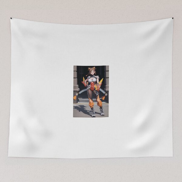 Item preview, Qi AoV Fan Art: Martial Arts Warrior Girl Portrait designed and sold by iloveanimechibi.