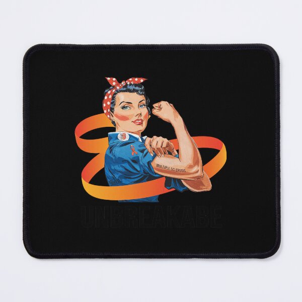 Item preview, MS Warrior Unbreakable Multiple Sclerosis Awareness Women  designed and sold by CombatTask.