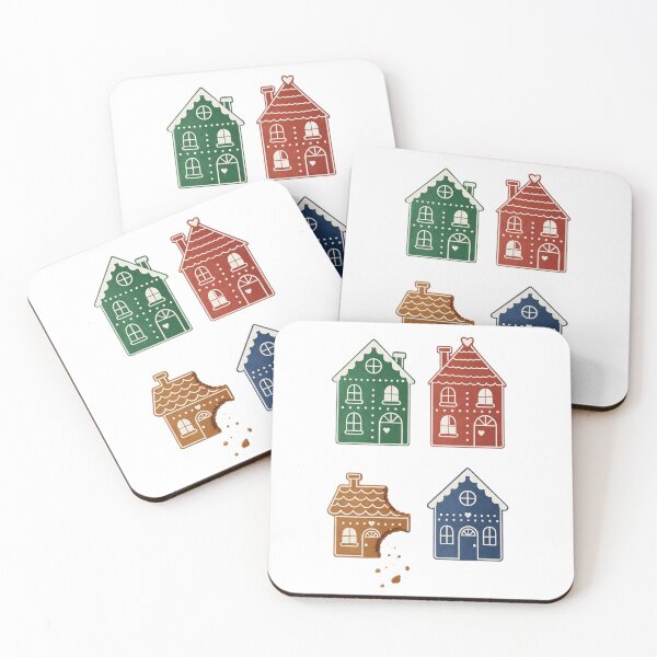 Item preview, Festive Gingerbread Houses with Icing Details designed and sold by goold-fish.