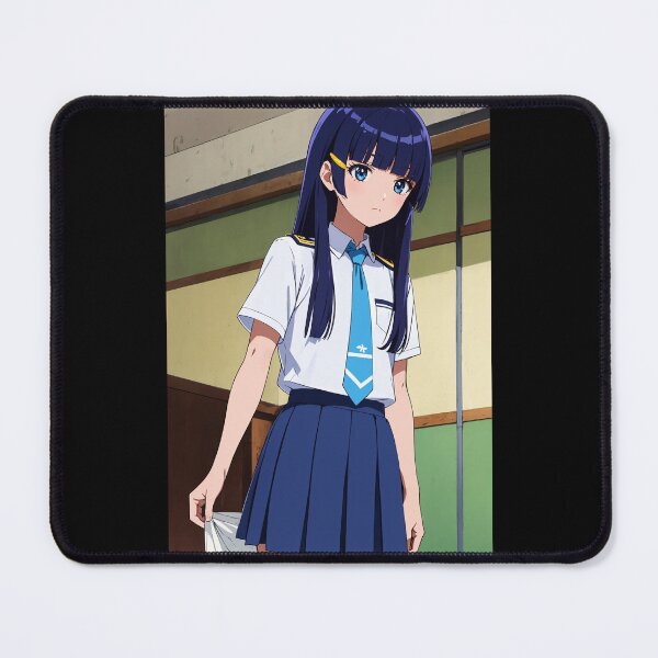 Item preview, Reika Aoki Smile Precure: Blue Haired Anime School Girl designed and sold by iloveanimechibi.