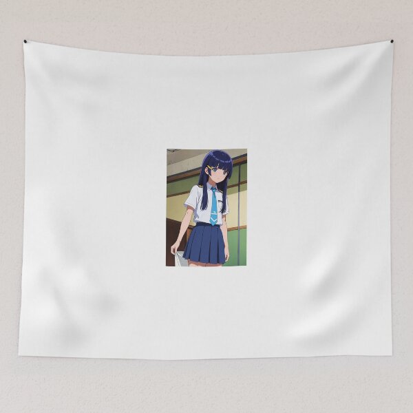 Item preview, Reika Aoki Smile Precure: Blue Haired Anime School Girl designed and sold by iloveanimechibi.