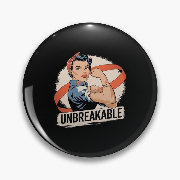 Item preview, MS Warrior Unbreakable Multiple Sclerosis Awareness Women  designed and sold by MythWoot.