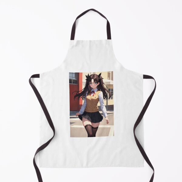 Item preview, Rin Tohsaka Fan Art: Fate Series Twin Tails School Girl designed and sold by iloveanimechibi.