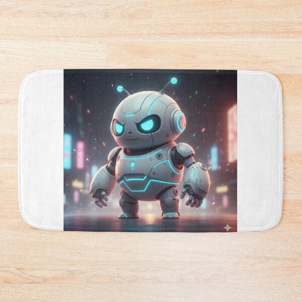 Item preview, Neon-Hearted Robot Wanderer designed and sold by digisetumedia.