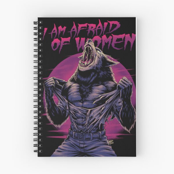Item preview, I Am Afraid of Women – Funny Sigma Wolf Meme designed and sold by Coldink.