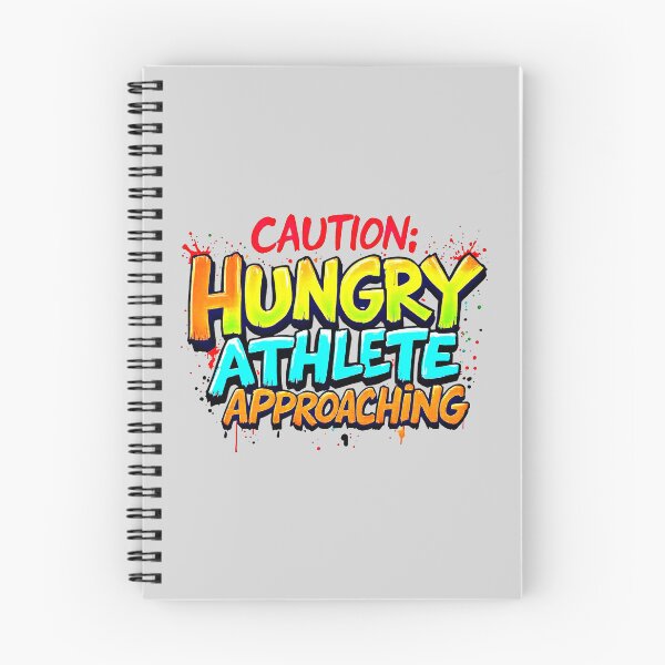 Item preview, Caution Hungry Athlete Approaching Funny Sports designed and sold by SholoStudio.