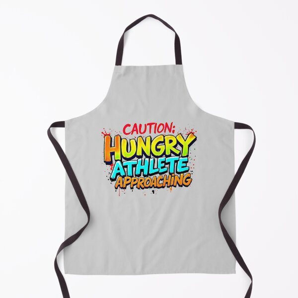 Item preview, Caution Hungry Athlete Approaching Funny Sports designed and sold by SholoStudio.
