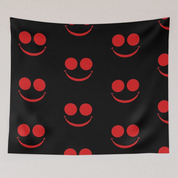 Item preview, Red Smile – Bold Minimal Expression with Dark Attitude designed and sold by PixelVibe782.