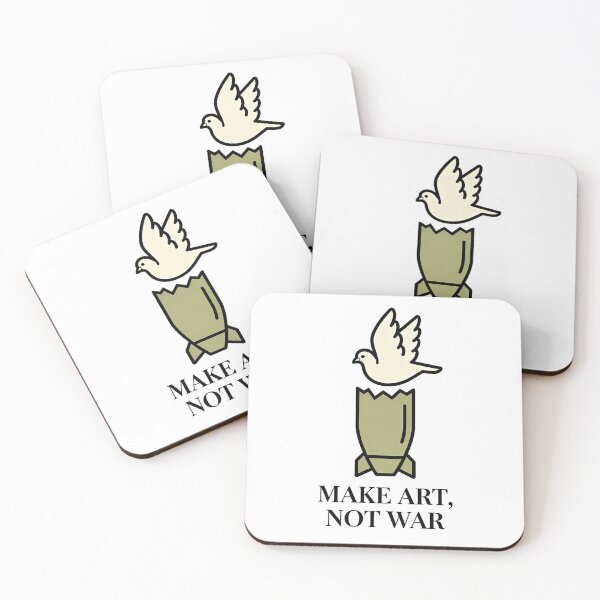 Item preview, Make Art, Not War designed and sold by Dxvect.