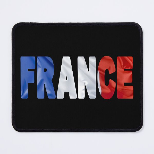 Item preview, FRANCE - Flag Flying in Wind cut to Letters Souvenir Sticker Shirt designed and sold by Adam Gormley.