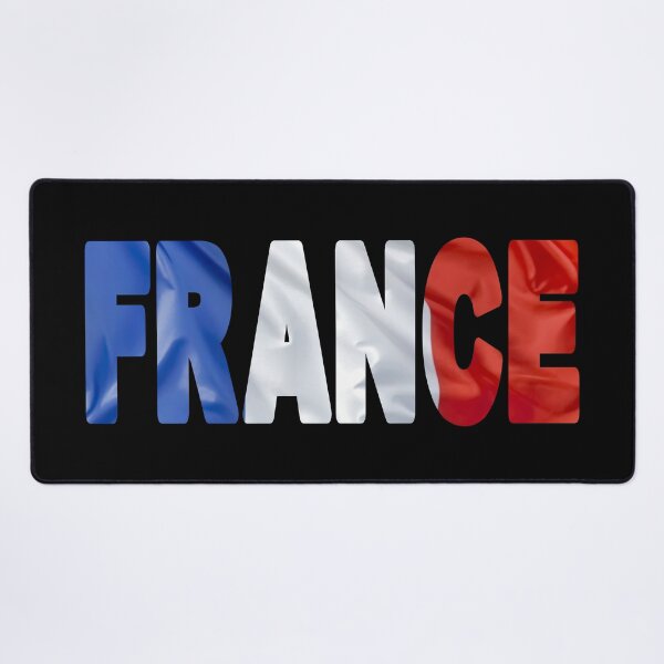 Item preview, FRANCE - Flag Flying in Wind cut to Letters Souvenir Sticker Shirt designed and sold by Adam Gormley.