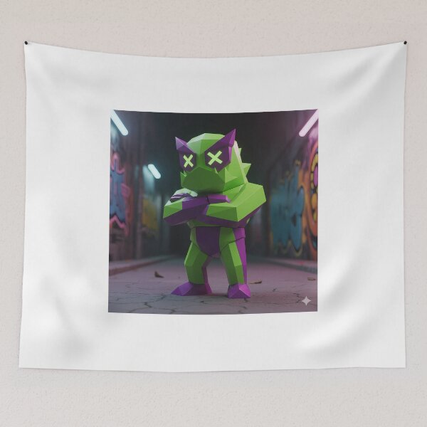 Item preview, Neon Alley Rebel Golem designed and sold by digisetumedia.