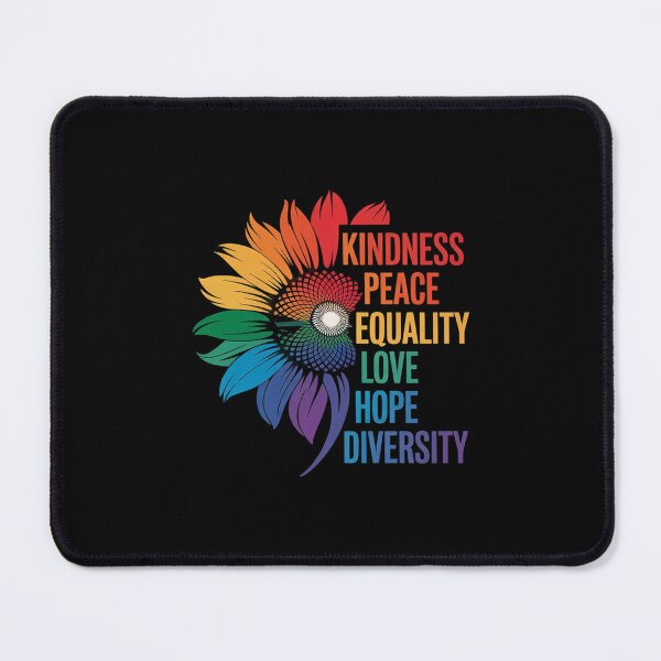 Item preview, Kindness Peace Equality Love Hope Diversity Human Rights 7 designed and sold by PowAcademy.