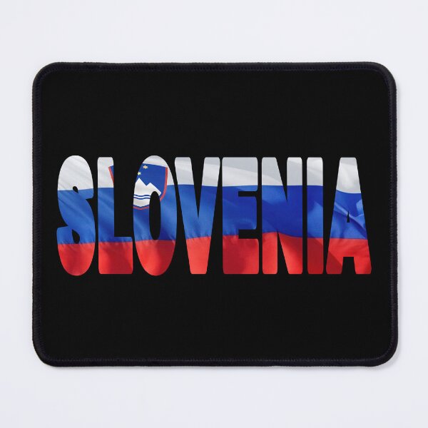 Item preview, SLOVENIA - Flag Flying in Wind cut to Letters Souvenir Sticker Shirt designed and sold by Adam Gormley.
