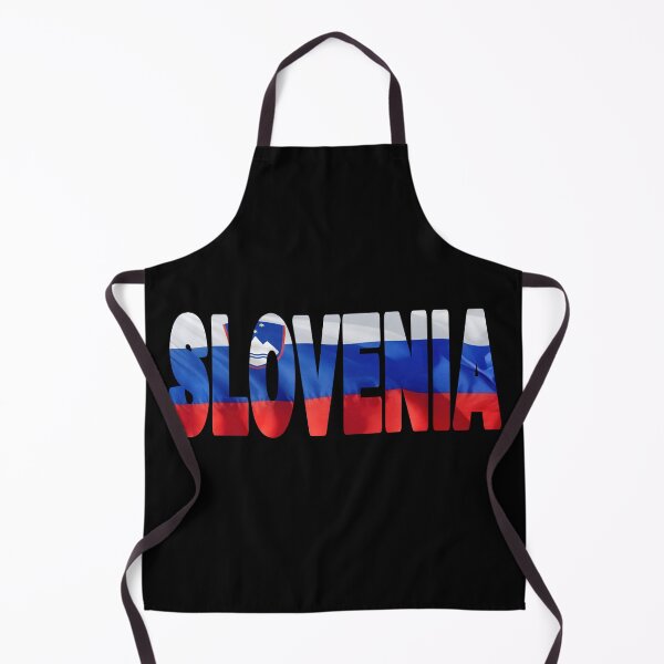 Item preview, SLOVENIA - Flag Flying in Wind cut to Letters Souvenir Sticker Shirt designed and sold by Adam Gormley.