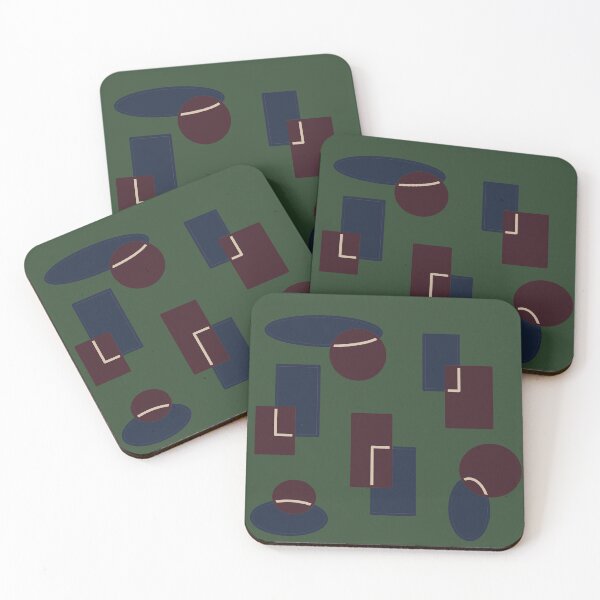Item preview, Abstract, shapes, ovals and rectangles, earth tones EZonThei designed and sold by EZonThei.
