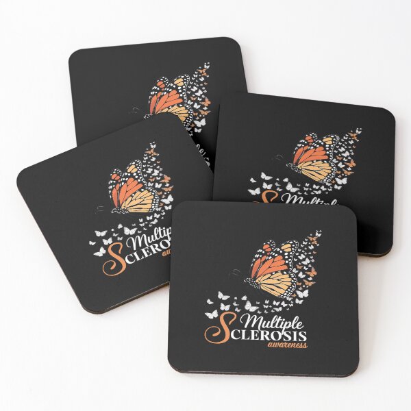 Item preview, Multiple Sclerosis Awareness Butterfly Wear Orange Ribbon designed and sold by MythWoot.