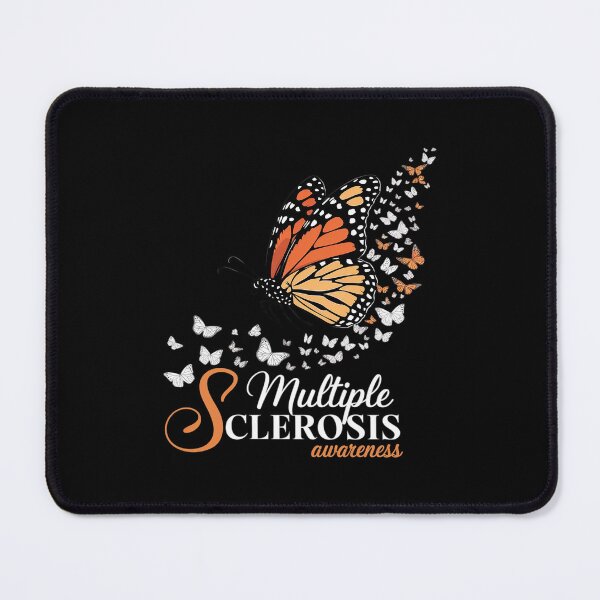 Item preview, Multiple Sclerosis Awareness Butterfly Wear Orange Ribbon designed and sold by MythWoot.