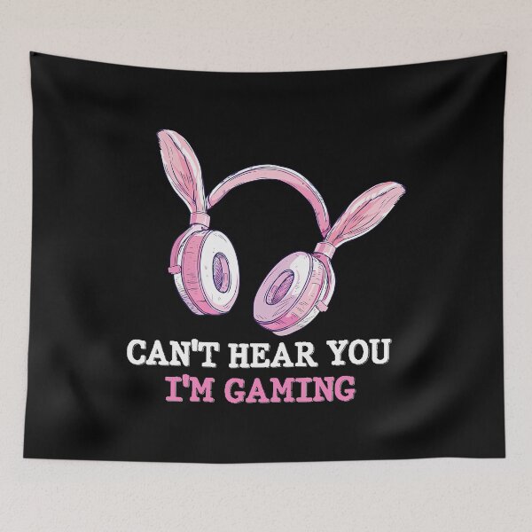 Item preview, Can't Hear You I'M Gaming Bunny Headset Easter Day designed and sold by DianaCandyce.