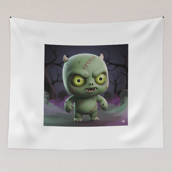 Item preview, Stitched Graveyard Imp Awakens designed and sold by digisetumedia.