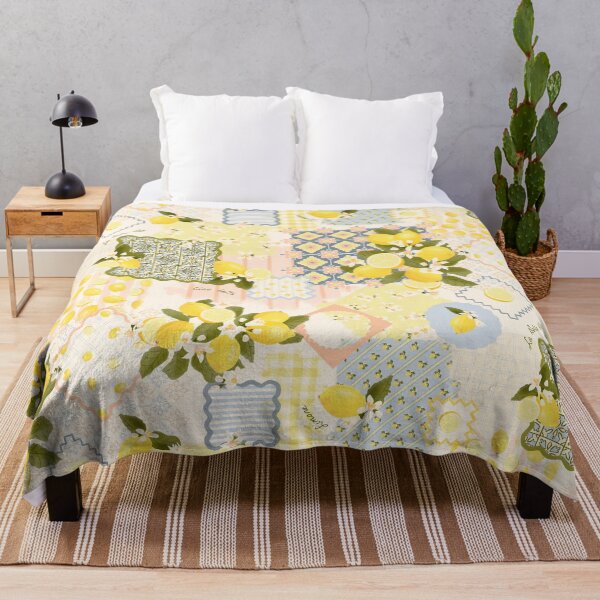 Item preview, Amalfi Lemon Patchwork designed and sold by gabrielleneil.