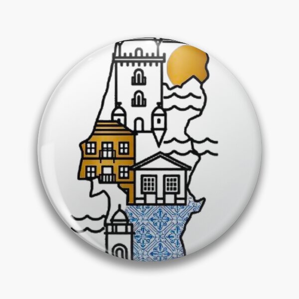 Artikelvorschau, Portugal-Karte Azulejo Reiseillustration entworfen und verkauft von vivaportugalstore.