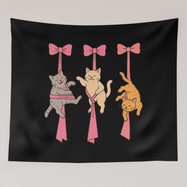 Item preview, Funny Aerial Silks Cats Circus Acrobat Kitten designed and sold by DianaCandyce.