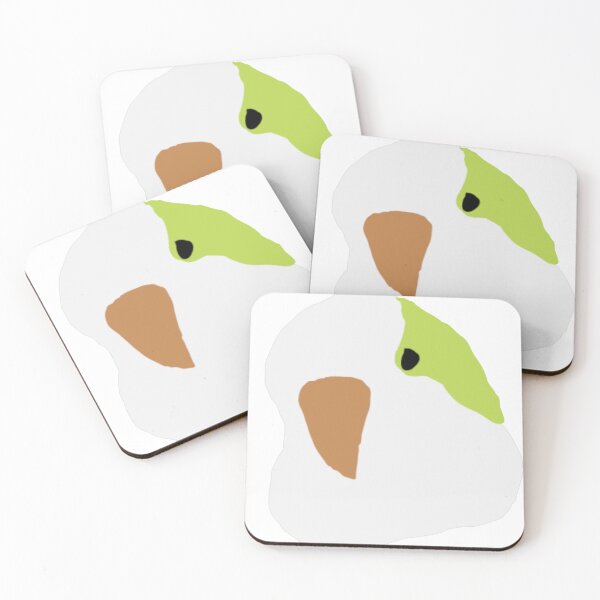 Item preview, Quaker Parrot Face designed and sold by ruberiffic.