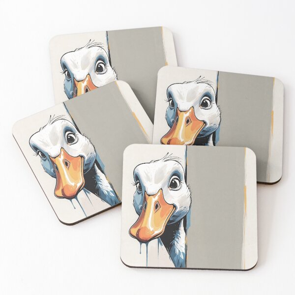 Item preview, Silly Goose, Quirky Farmhouse Animal Art designed and sold by Tootley.