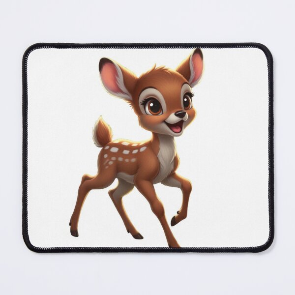 Item preview, Cute Baby Fawn Cartoon | Adorable Deer With Big Eyes and Spots designed and sold by ghadirfadak.
