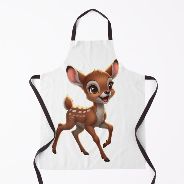 Item preview, Cute Baby Fawn Cartoon | Adorable Deer With Big Eyes and Spots designed and sold by ghadirfadak.