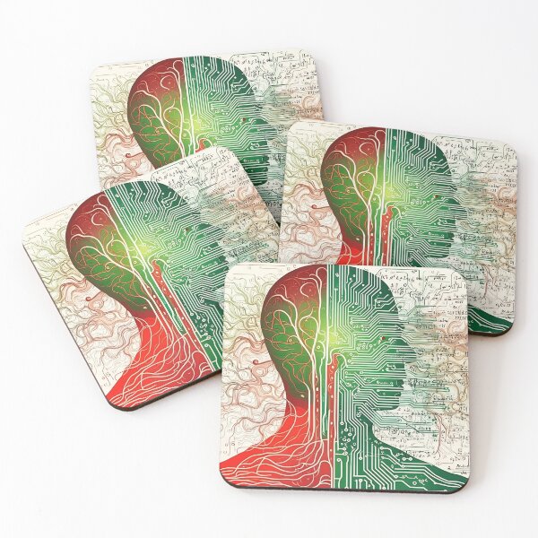 Item preview, The conflict of emotions and calculations designed and sold by ShaDeS-AI-Art.