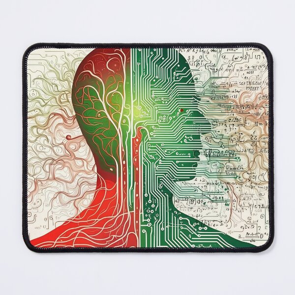 Item preview, The conflict of emotions and calculations designed and sold by ShaDeS-AI-Art.
