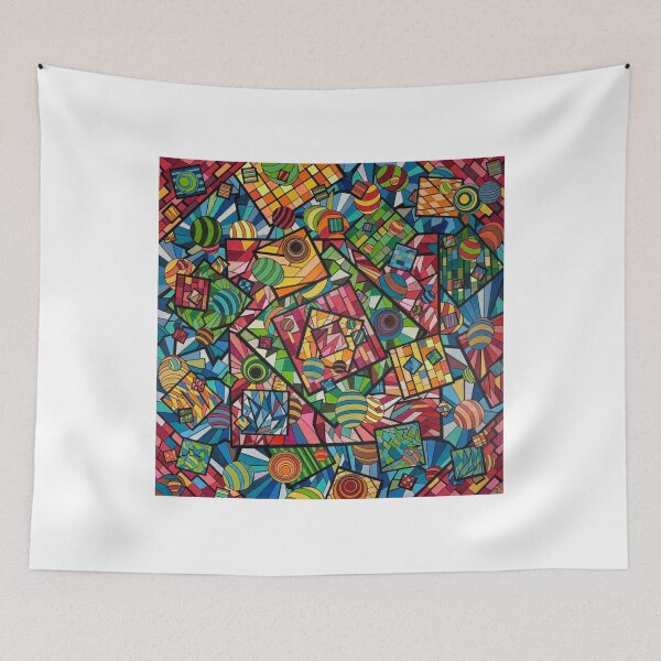 Item preview, Hexagonal Makino Milling Machine Tessellation Design designed and sold by Serenataclouds.